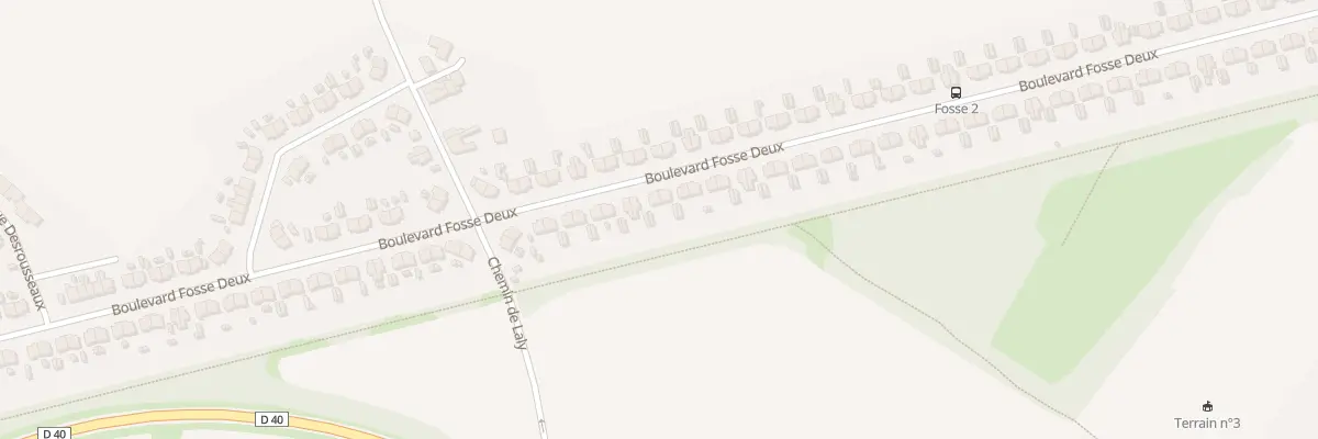 Plan du 356 Bd Fosse Deux à Rouvroy