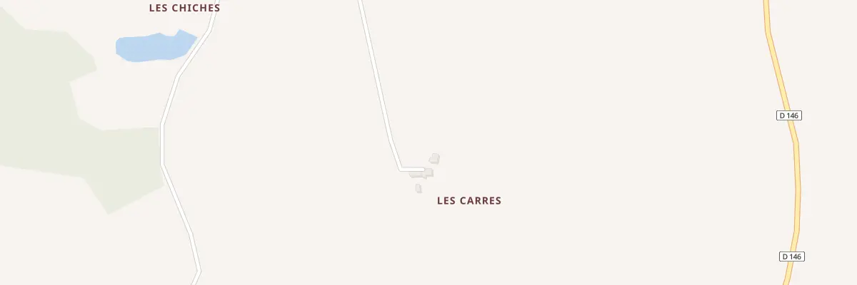 Plan du 5382 Les Carres à La Selle-sur-le-Bied