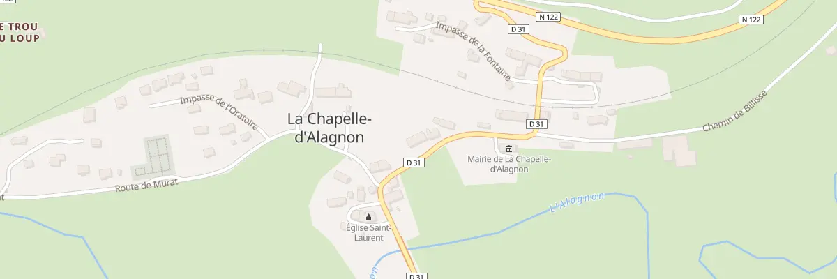 Plan du 5 Rue de l’Ancienne Ecole à La Chapelle-d’Alagnon