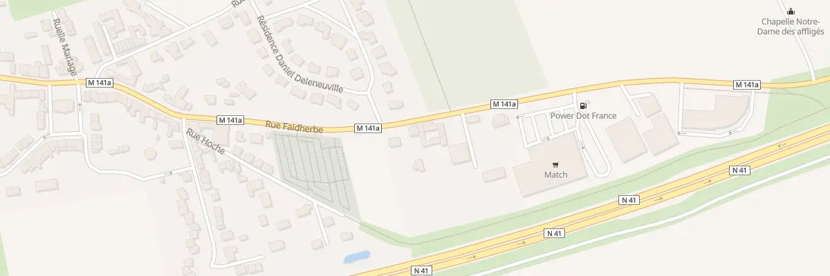 Plan du 1808 Rue Faidherbe à Fournes-en-Weppes