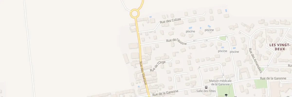 Plan du 38B Rue des Vauroux à La Grande-Paroisse