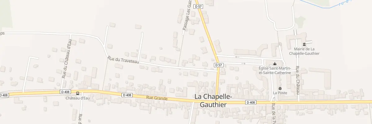 Plan du 80 Rue du Traveteau à La Chapelle-Gauthier