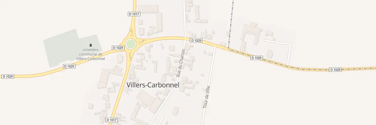 Plan du 7 Rue du Charron à Villers-Carbonnel