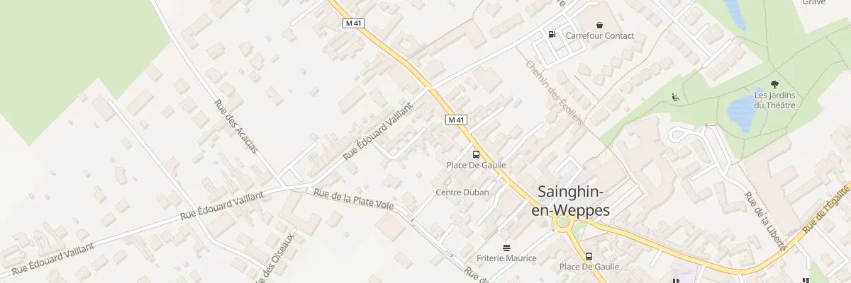 Plan du 157 Rue Gambetta à Sainghin-en-Weppes