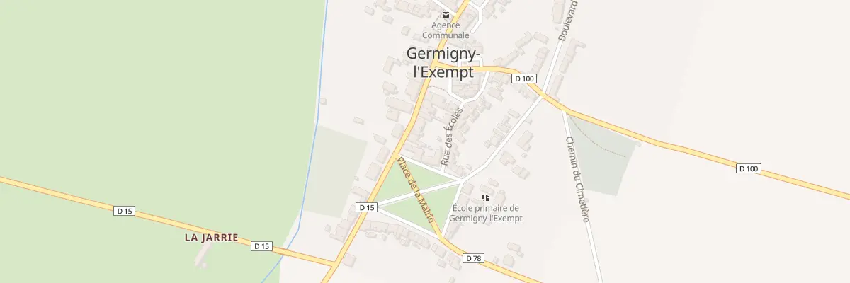 Plan du 137 Le Bourg à Germigny-l’Exempt