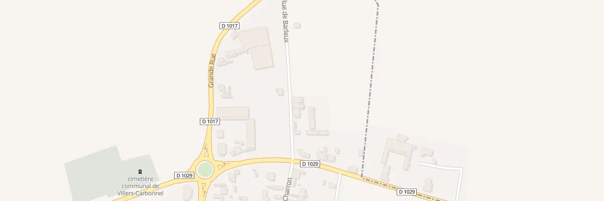 Plan du 3 Rue de Barleux à Villers-Carbonnel
