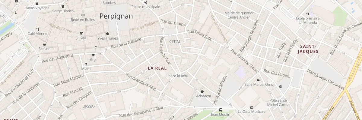 Plan du 13 Rue Blanqui à Perpignan