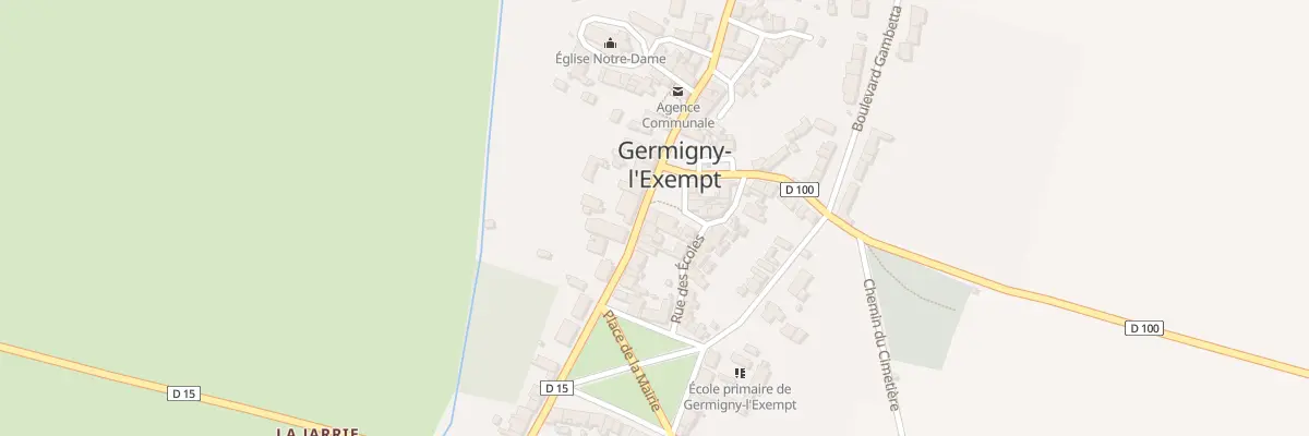 Plan du 140 Le Bourg à Germigny-l’Exempt