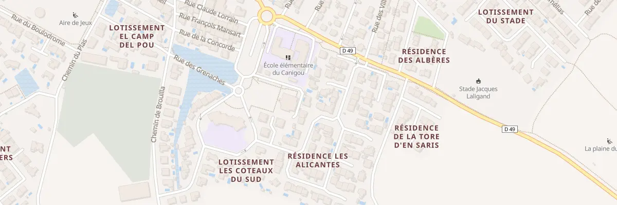 Plan du 9 Rue Saint Andre à Bages