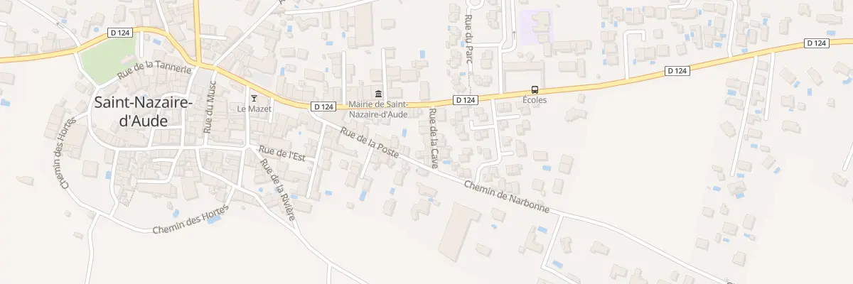 Plan du 86 Rue de la Cave à Saint-Nazaire-d’Aude