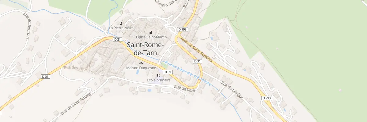 Plan du 16 Rue du Château à Saint-Rome-de-Tarn