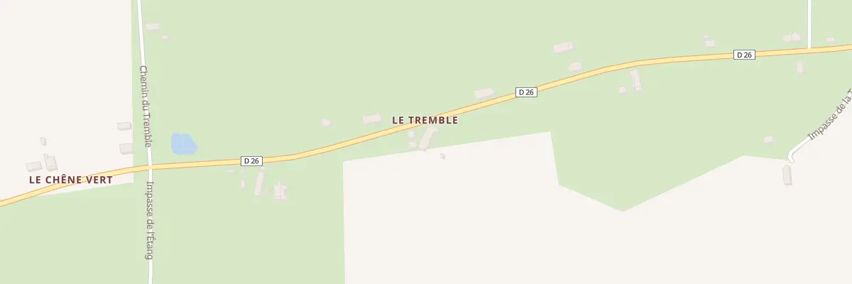 Plan du 6 Rte du Poids de Fer à Saint-Hilaire-de-Gondilly