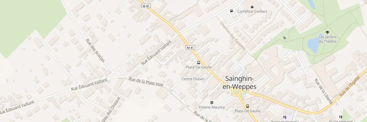 Plan du 151 Rue Gambetta à Sainghin-en-Weppes
