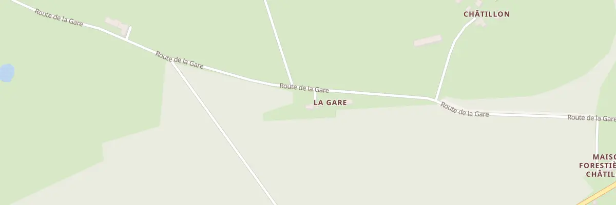 Plan du 5132 La Gare à Vieure