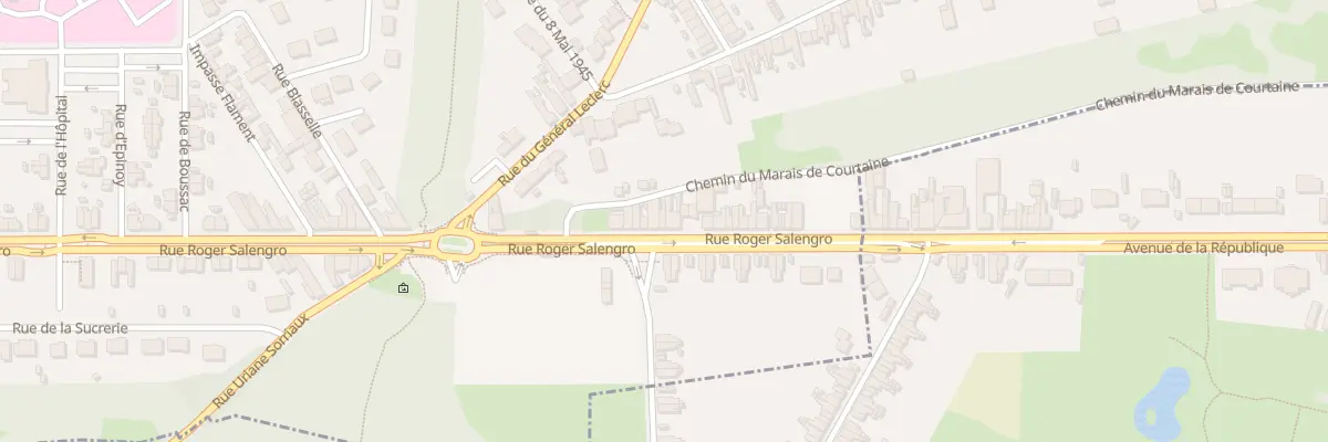 Plan du 97 Rue Roger Salengro à Fouquières-lès-Lens