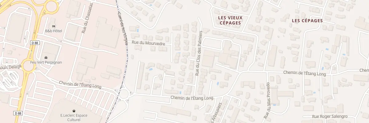 Plan du 27 Rue du Clos des Palmiers à Pia