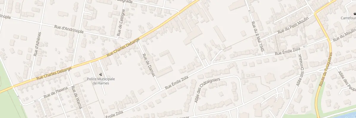 Plan du 79 Rue Emile Zola à Harnes