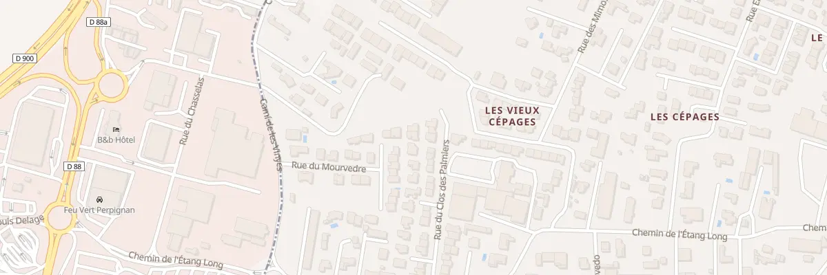 Plan du 51 Rue du Clos des Palmiers à Pia