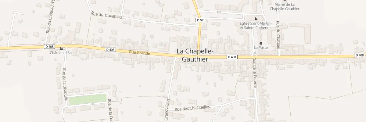 Plan du 13 Rue de Grandvilliers à La Chapelle-Gauthier