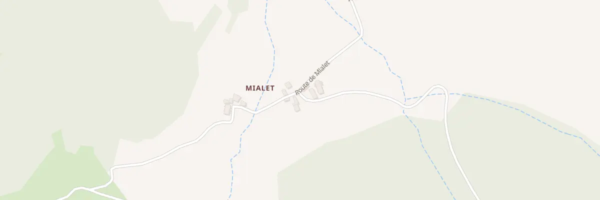 Plan du 5037 Mialet à Peux-et-Couffouleux