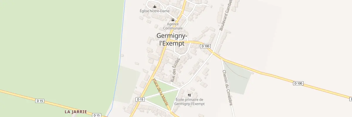 Plan du 143 Le Bourg à Germigny-l’Exempt