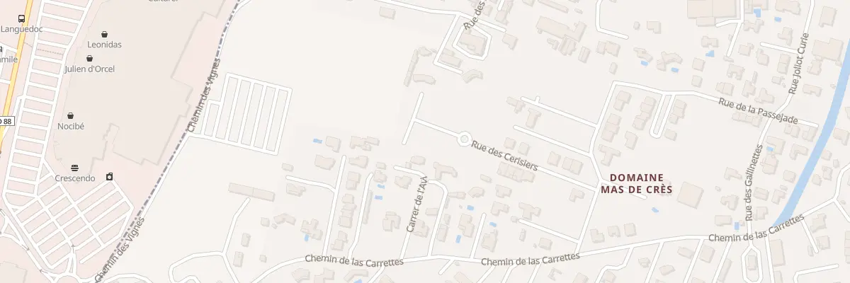 Plan du 31 Rue des Cerisiers à Pia