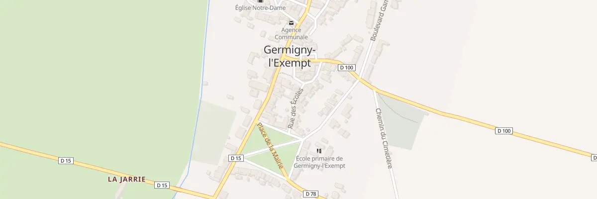Plan du 152 Le Bourg à Germigny-l’Exempt
