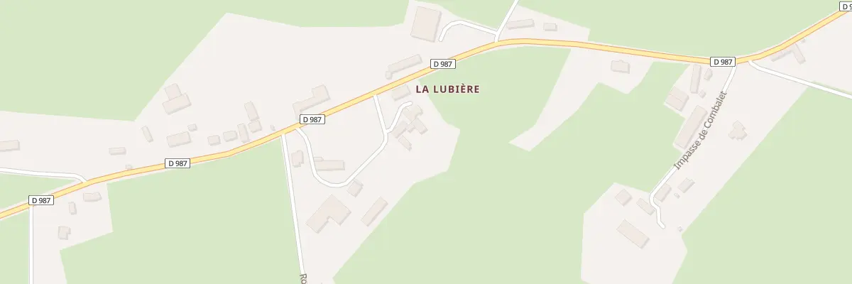 Plan du 5105 La Lubiere à Moureuille