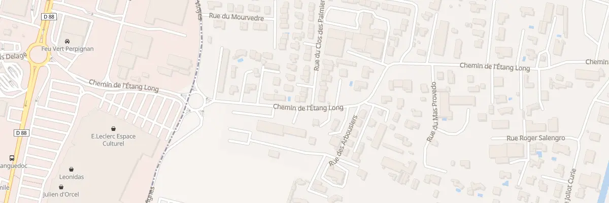 Plan du 1B Rue du Clos des Palmiers à Pia