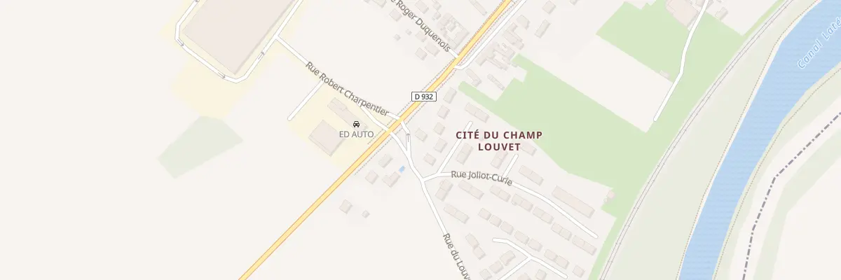 Plan du 2 Rue du Louvet à Cambronne-lès-Ribécourt