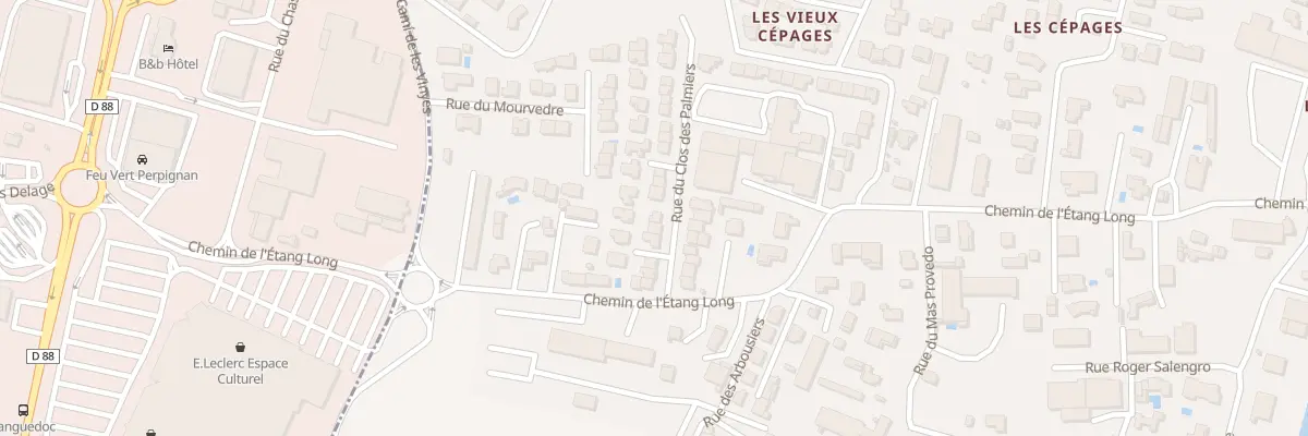 Plan du 15 Rue du Clos des Palmiers à Pia