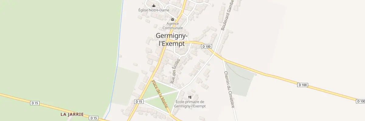 Plan du 154 Le Bourg à Germigny-l’Exempt