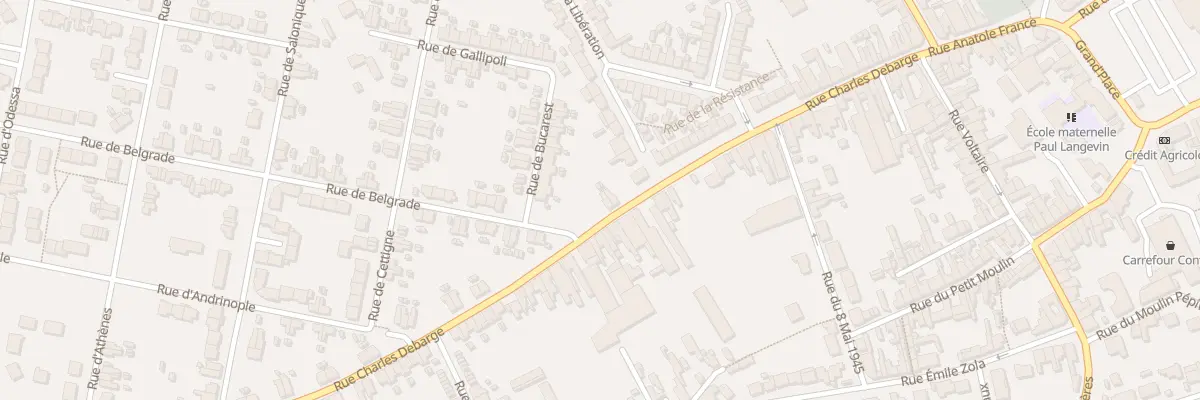 Plan du 41 Rue Charles Debarge à Harnes