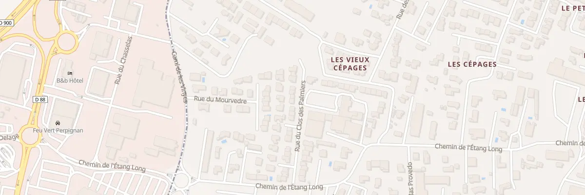 Plan du 43 Rue du Clos des Palmiers à Pia