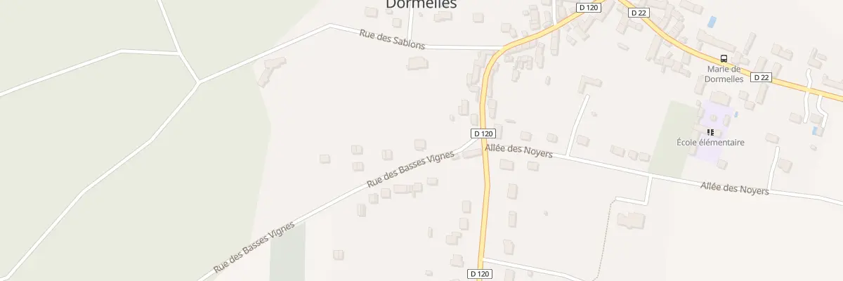 Plan du 2 Rue des Vignes Basses à Dormelles