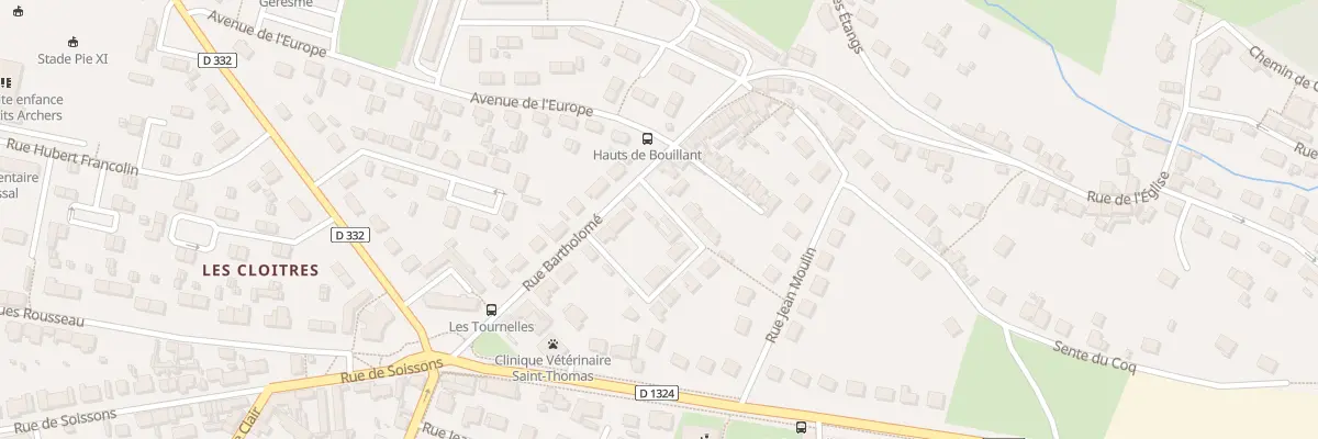 Plan du 3 Rue Albert Camus à Crépy-en-Valois