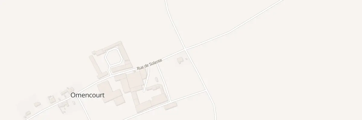 Plan du 1 Rue de Solente à Cressy-Omencourt