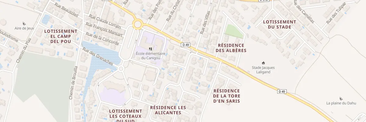 Plan du 1 Rue Auguste Renoir à Bages