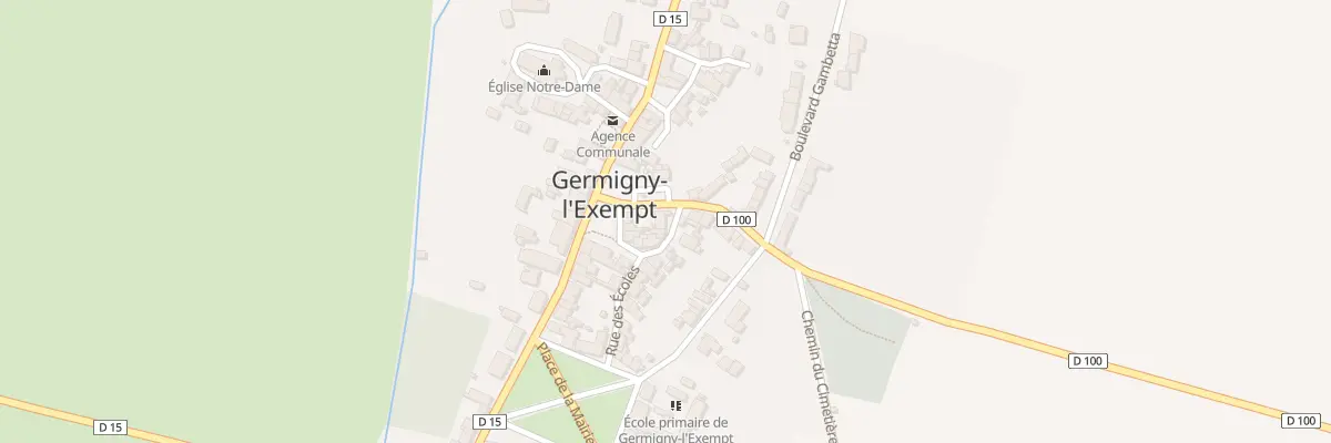 Plan du 166 Le Bourg à Germigny-l’Exempt