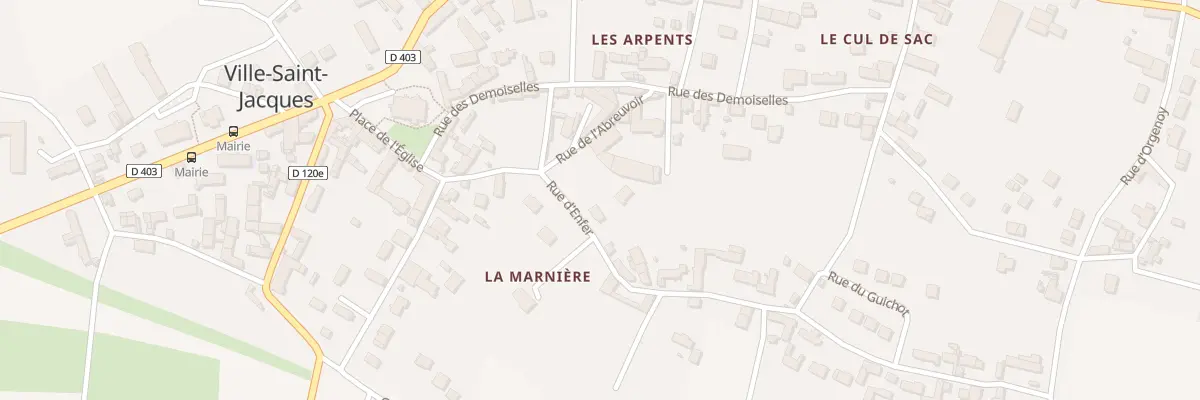 Plan du 3 Rue d’Enfer à Ville-Saint-Jacques