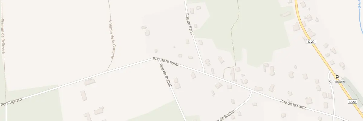 Plan du 32 Rue de la Forêt à Tigeaux