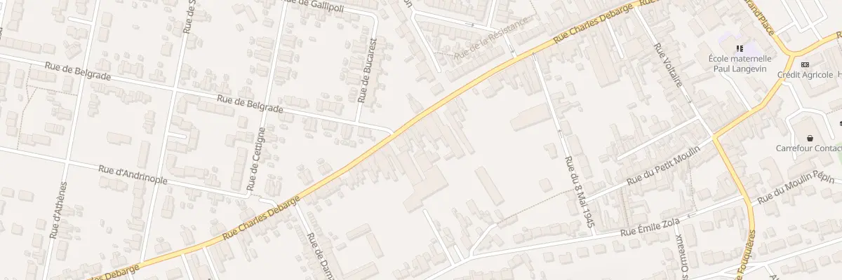 Plan du 56 Rue Charles Debarge à Harnes