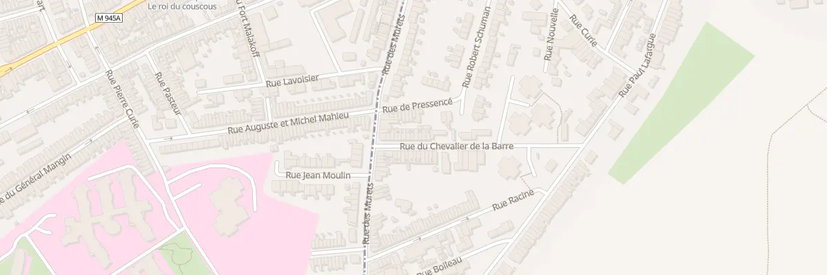 Plan du 13 Rue Chevalier de la Barre à Houplines