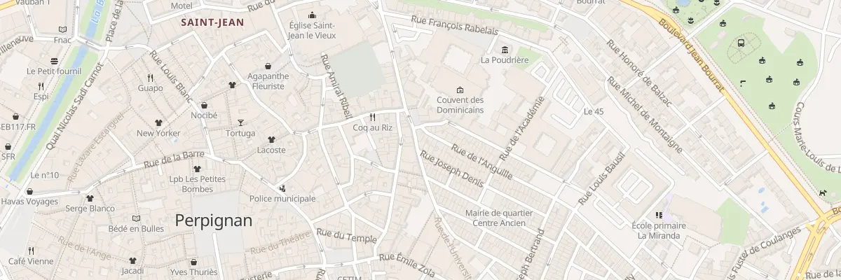 Plan du 2 Rue de l’Anguille à Perpignan