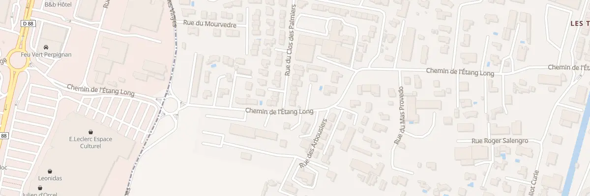 Plan du 4 Rue du Clos des Palmiers à Pia