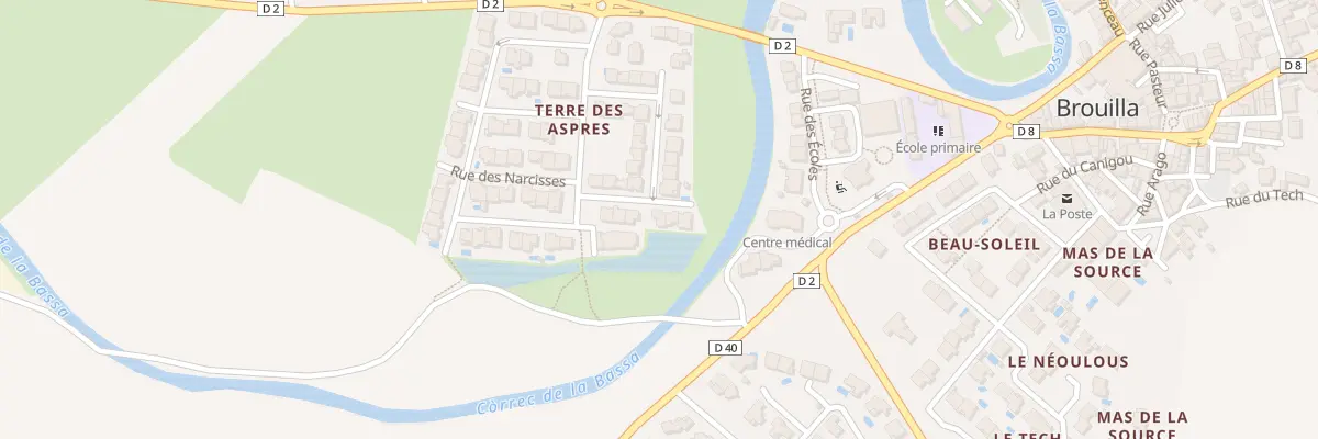 Plan du 31 Rue des Millepertuis à Brouilla