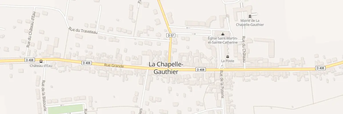 Plan du 20 Rue de la Poste à La Chapelle-Gauthier