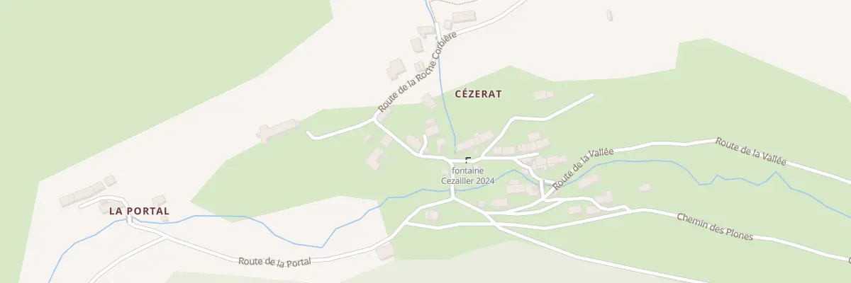 Plan du 5073 Cezerat à Vernols