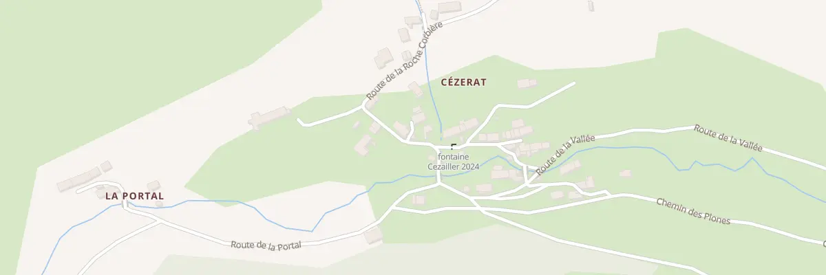 Plan du 5067 Cezerat à Vernols