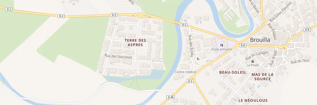 Plan du 21 Rue des Millepertuis à Brouilla